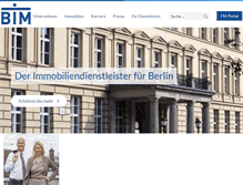 Tablet Screenshot of bim-berlin.de